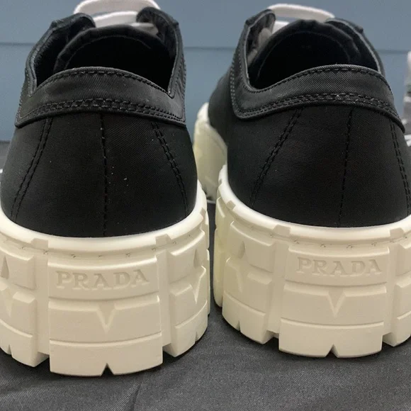 Prada Black and White Sneakers - Picture 3 of 5
